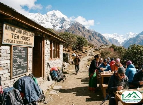 Annapurna Base Camp Trek Food and Drinks Availability