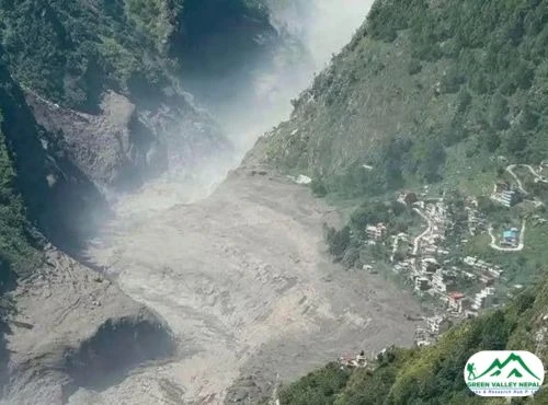 Bhotekoshi Flooed in Rasuwa