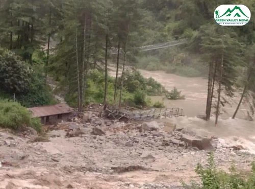 Flash Flood in Namrung, Gorkha