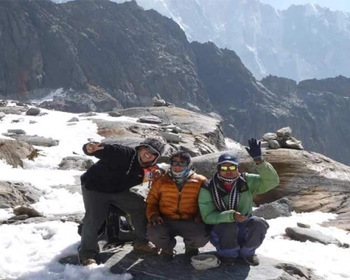 Chola pass high passes trek
