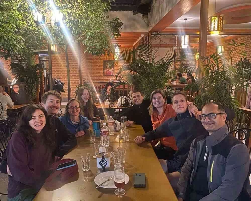 Farewell dinner at avocado cafe thamel 