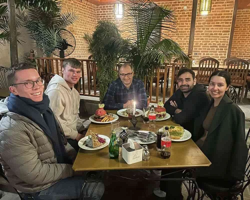 Farewell dinner at avocado cafe thamel 