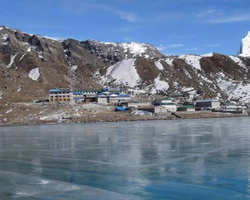 Gokyo lake view from gokyo ri