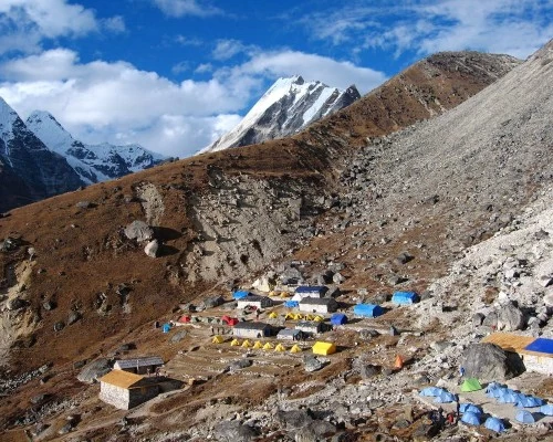 Khare village mera peak base camp