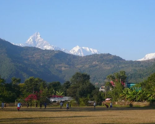 Mountain view from pokhara