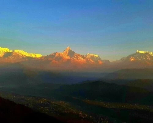 Sunrise view from sarangkot min
