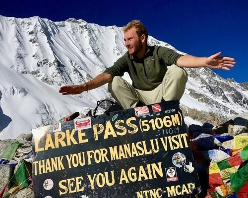 Top of the larke pass