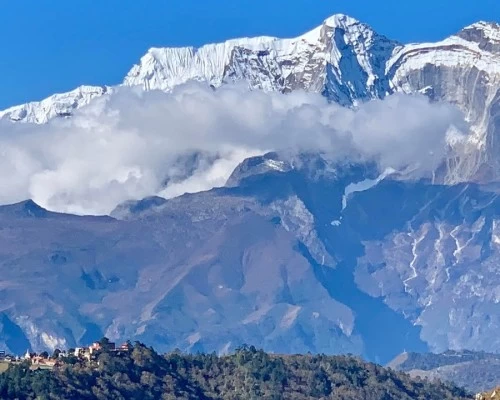 View from everest hotel min