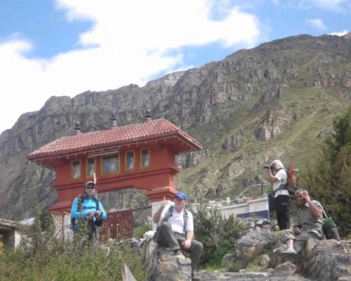 View from muktinath annapurna trek min