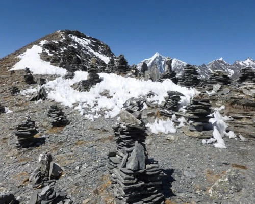 View from three passes trek