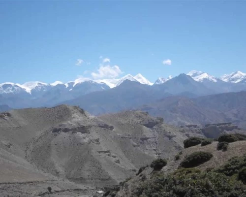 View from upper mustang trek min