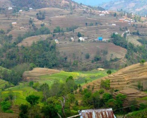 Way to chagunarayan from nagarkot