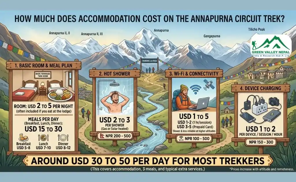 How Much Does Accommodation Cost on the Annapurna Circuit Trek?