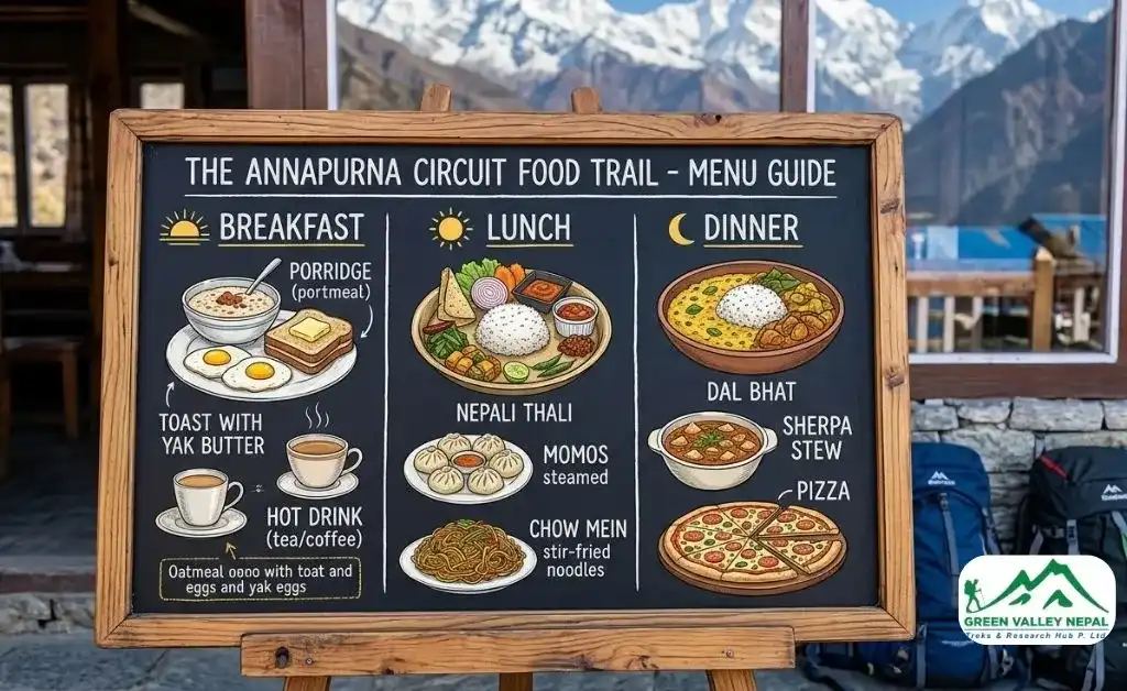 What Do You Eat for Breakfast, Lunch, and Dinner on the Annapurna Circuit?