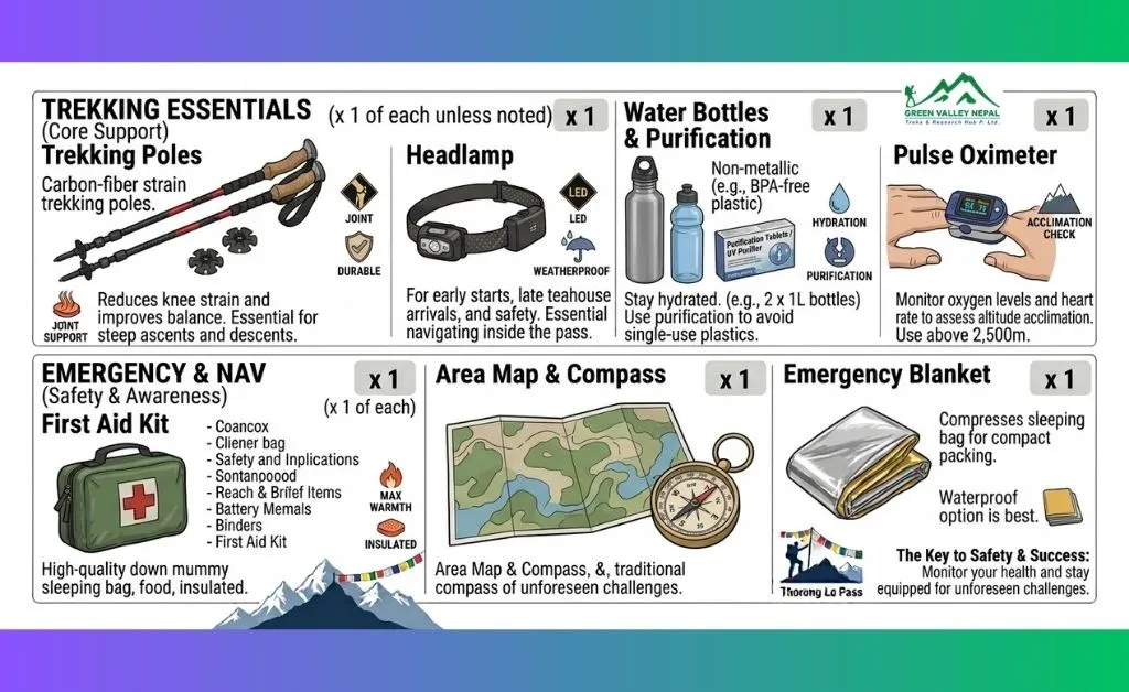 Trekking Essentials for Annapurna Circuit Trek