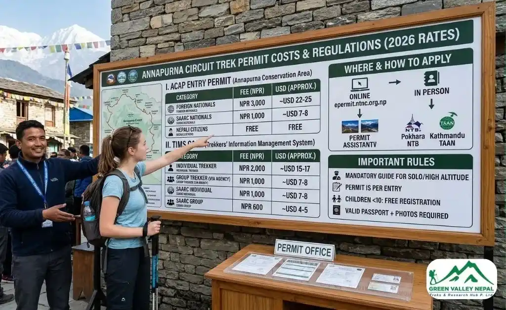 How Much Does the Annapurna Circuit Trek Permit Cost?