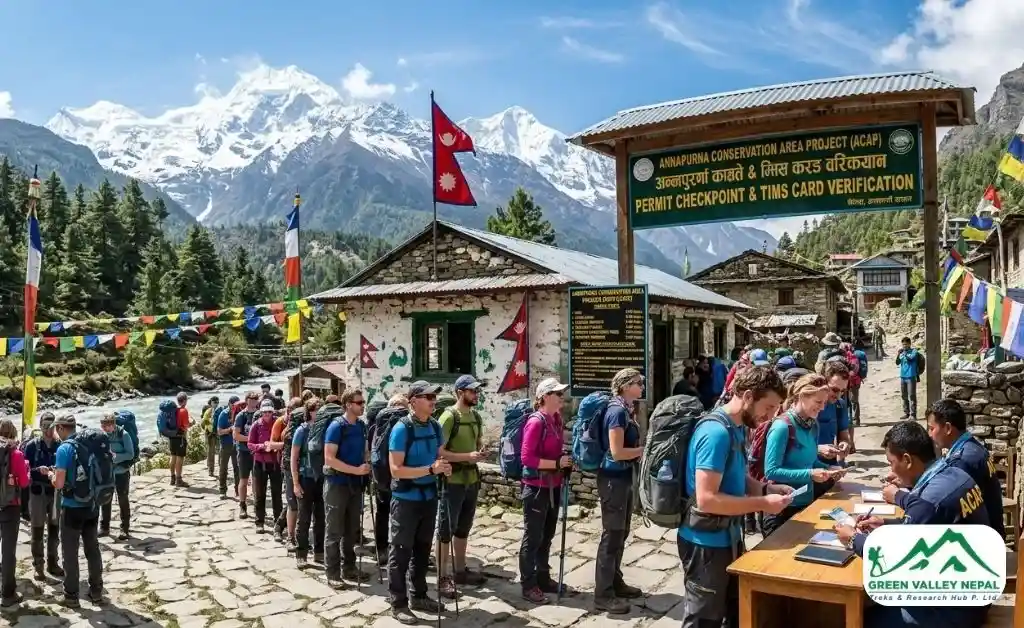 Permit Checkpoints on the Annapurna Circuit Trek
