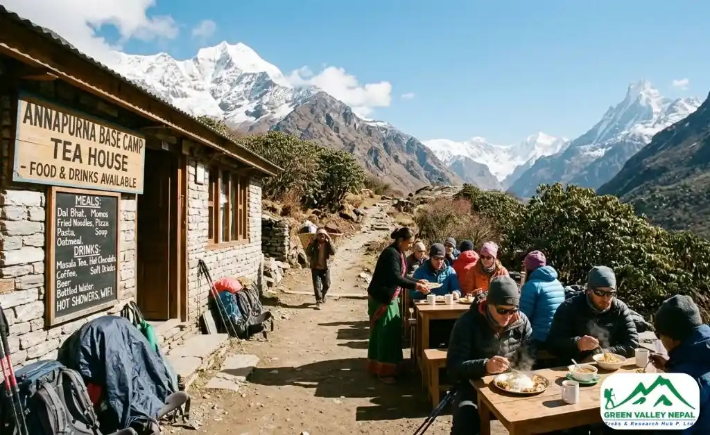 Annapurna Base Camp Trek Foods and Drinks Options
