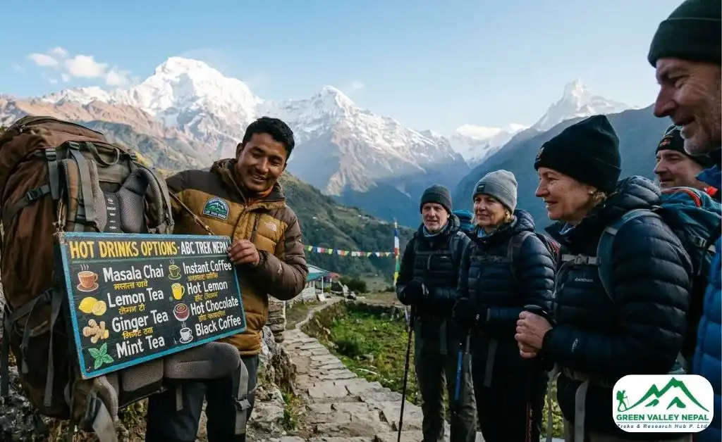 Hot Drinks Options on ABC Trek