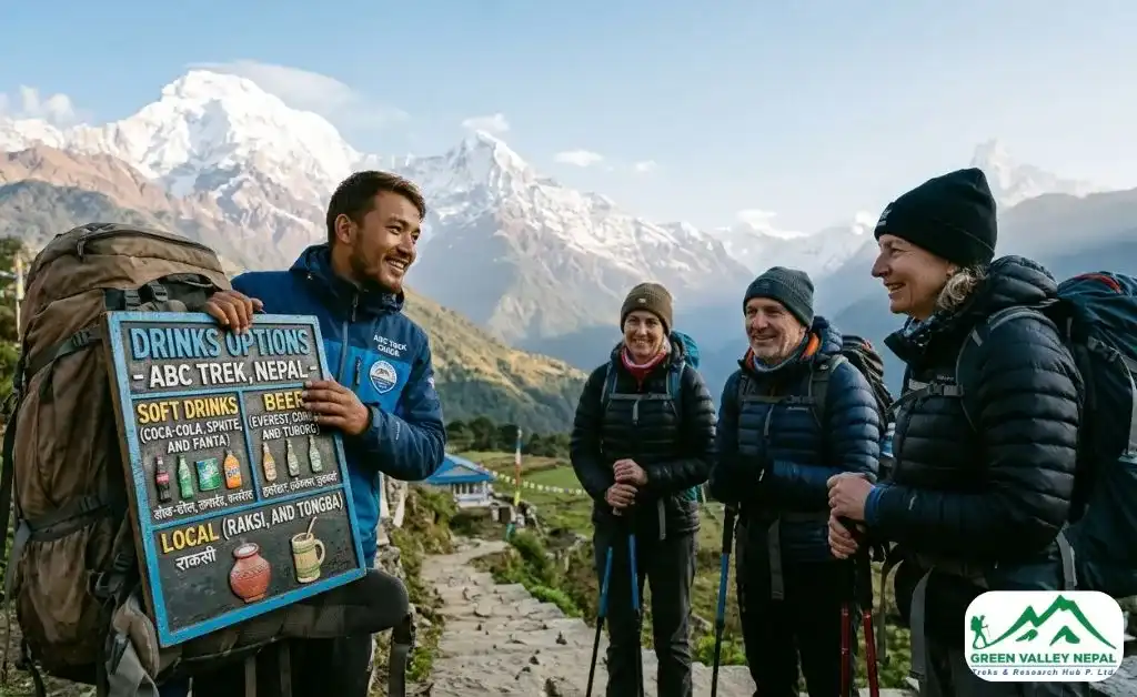 Soft Drinks and Alcohol on ABC Trek