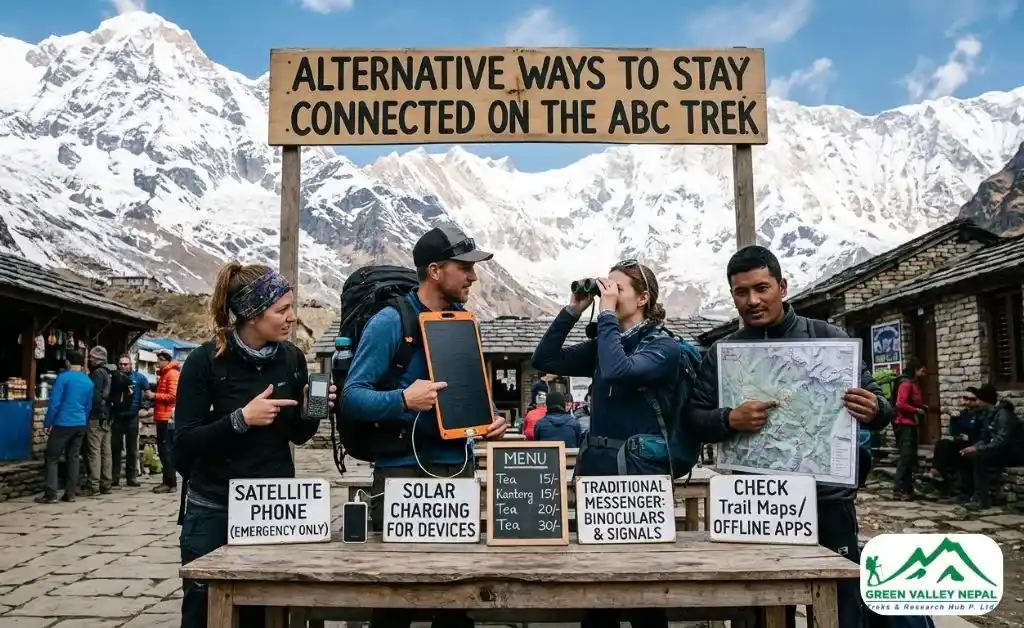 Alternative Ways to Stay Connected on the ABC Trek
