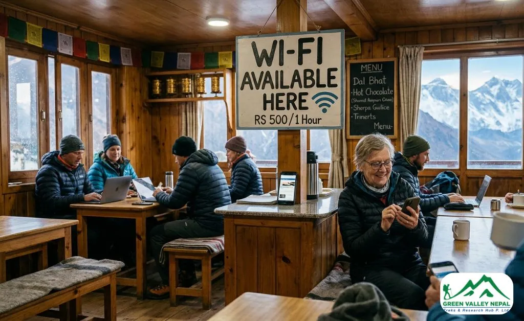 internet access is available during the ABC trek