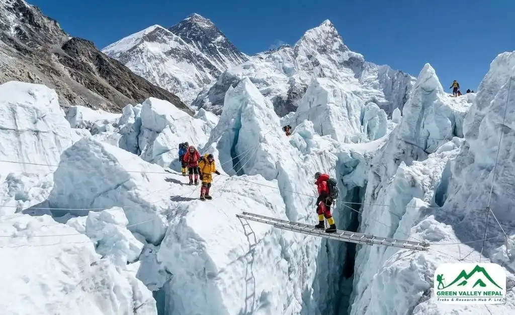 Landscape View from Khumbu Icefall