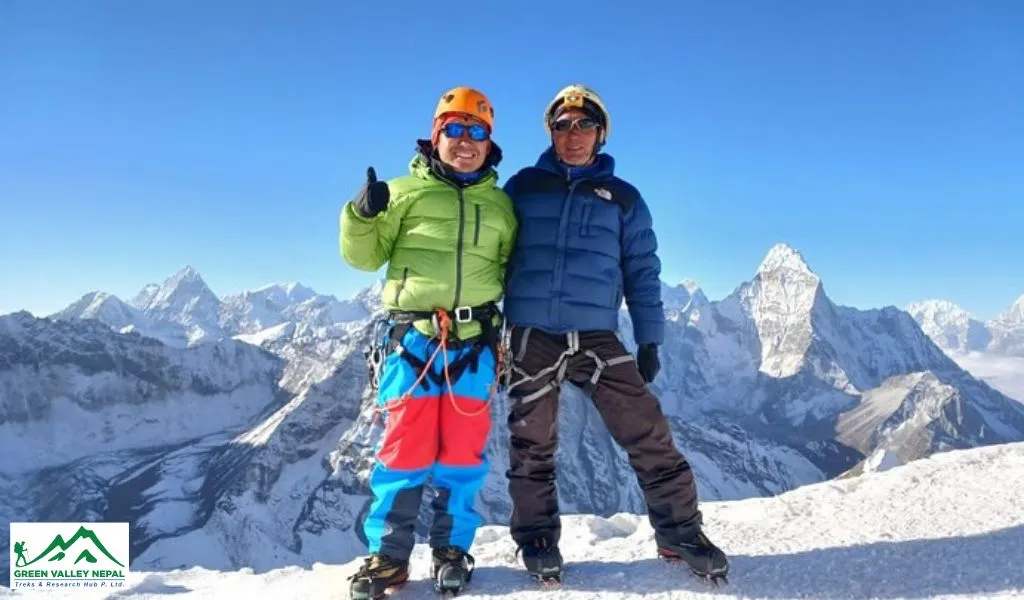 Mera Peak Expedition at Summit