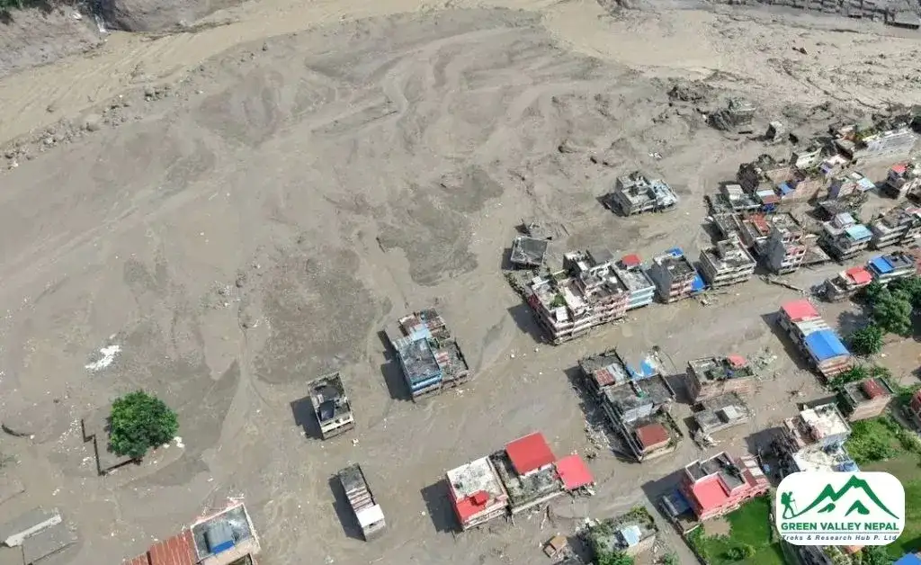 Glimpse of Flood in Rasuwa