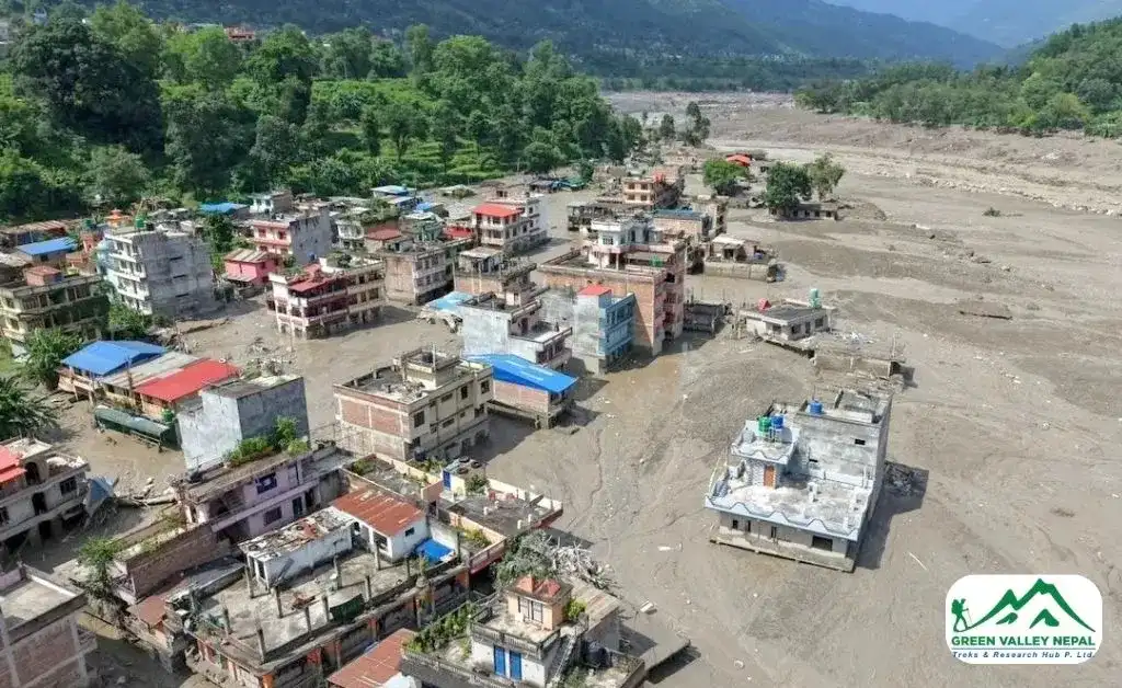 Infrastructure and Economic Damage on Bhotekoshi Flood