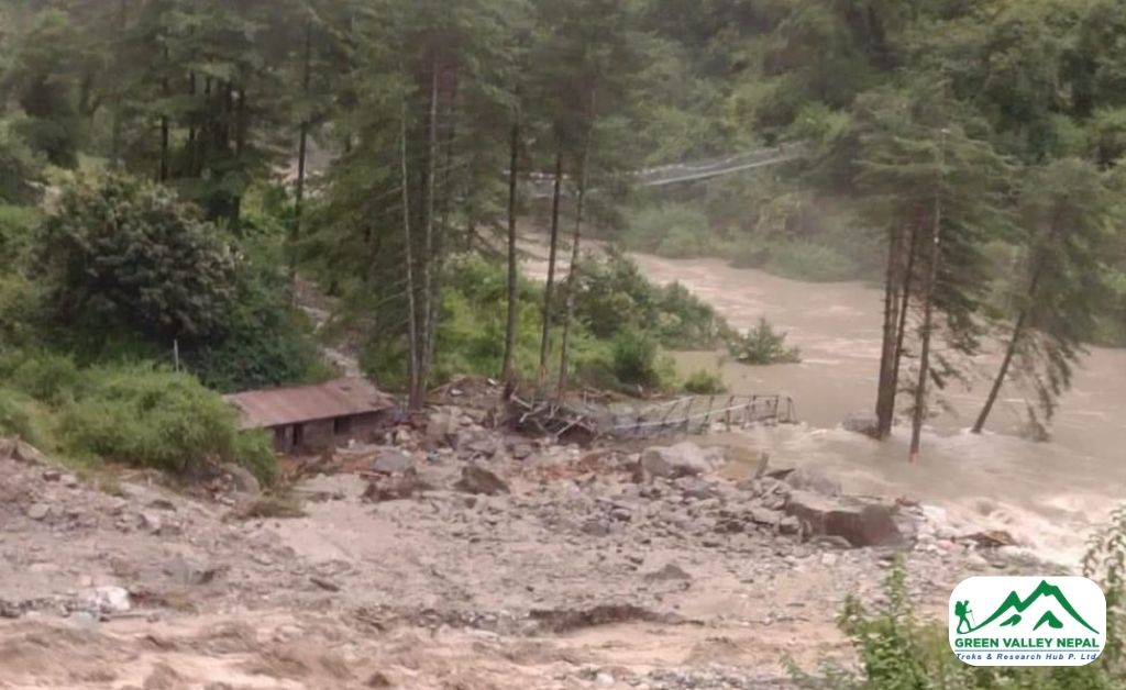 Flash Flood in Namrung, Gorkha