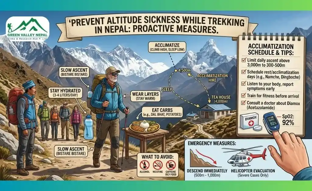How to Prevent Altitude Sickness While Trekking in Nepal?