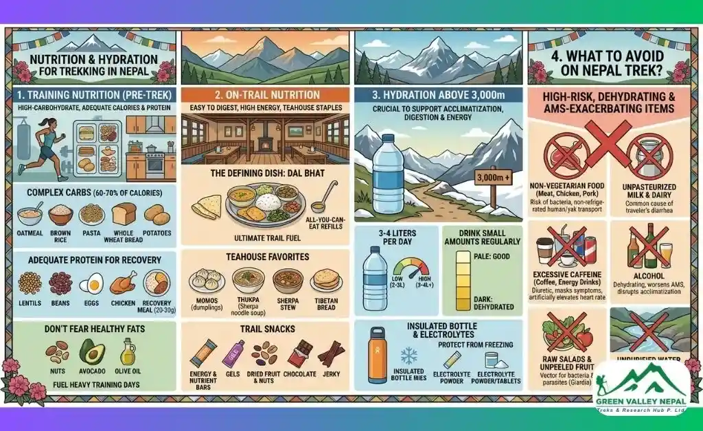 Nutrition and Hydration for Trekking in Nepal