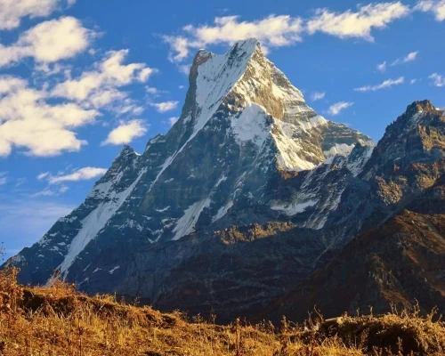 Mt.fishtail View Mardi Himal Trek