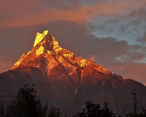 Sunrise View From Mardi Himal Trek