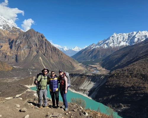View From Manaslu Trek 