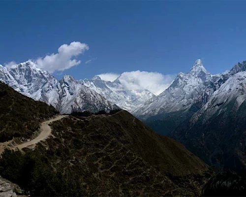 View From Namche Bazaar