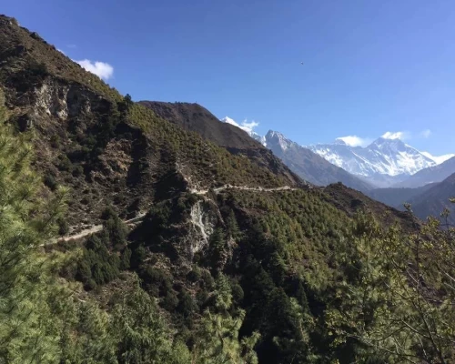 Way To Tyangboche From Namche