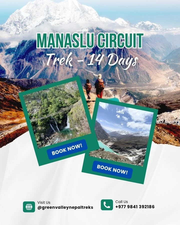 14 Days Manaslu Circuit Trek Itinerary