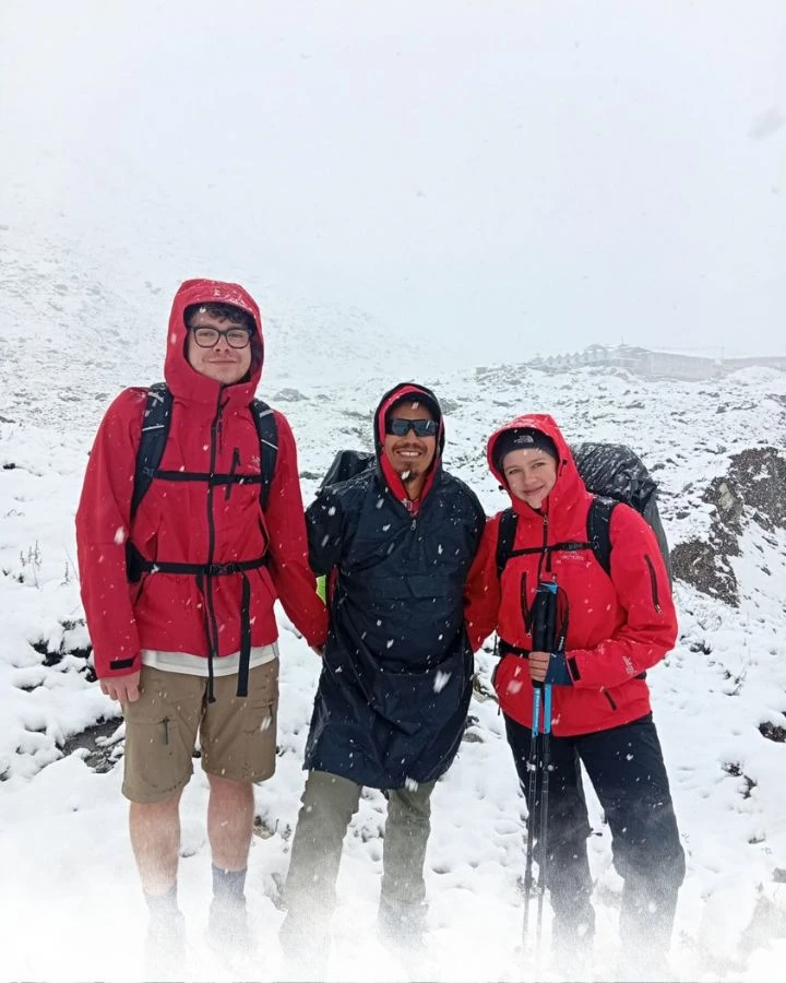 Snow Falls on the Trek