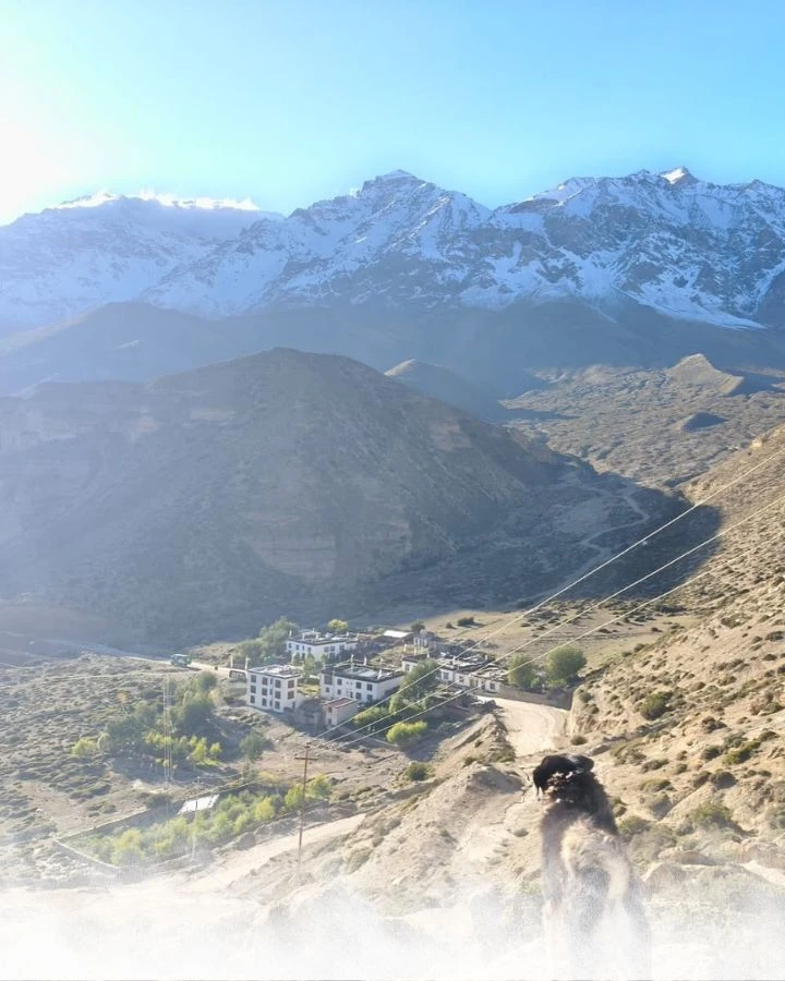 A Village Below, Mountains Above