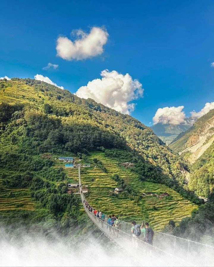 Trek from Sinuwa to Jhinu Danda
