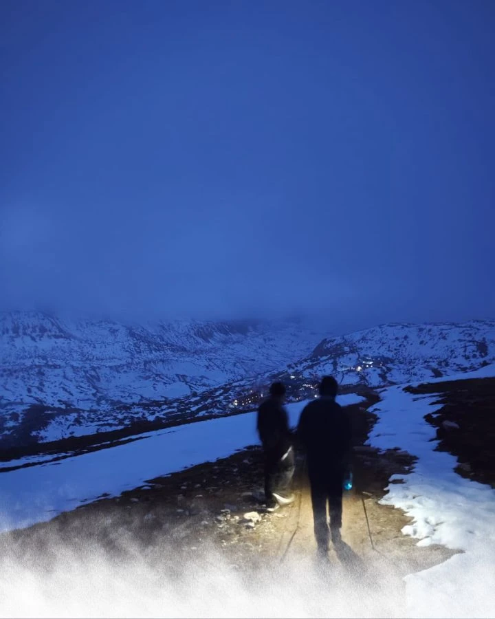 Pre-Dawn Start in the Snow