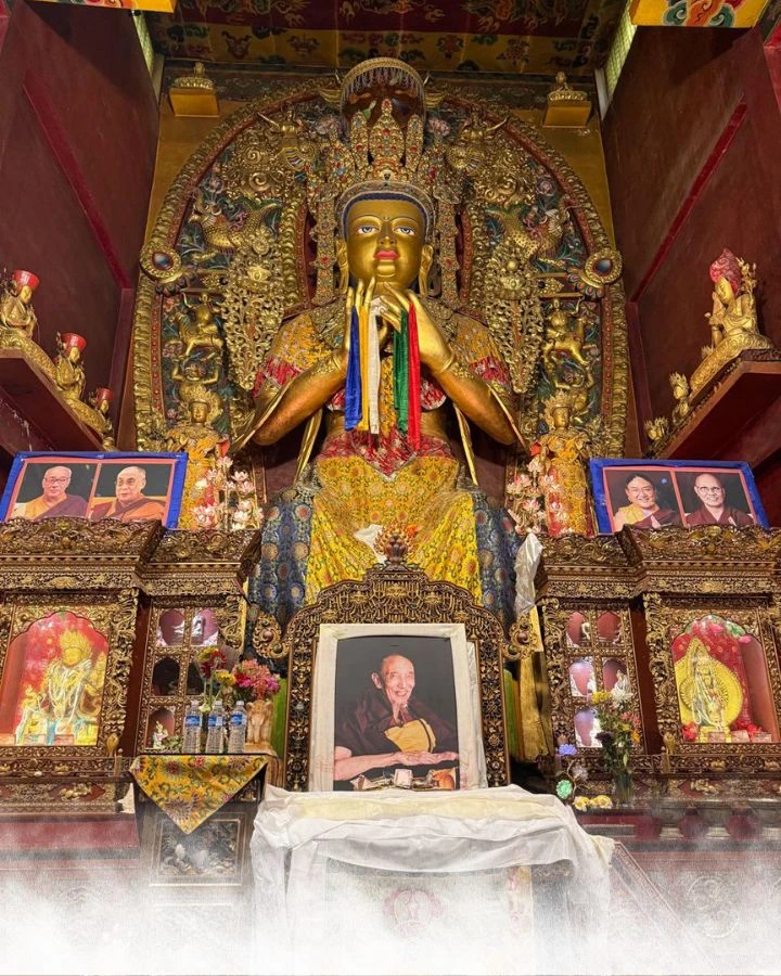 Buddhist Monastery - Golden Blessings Within