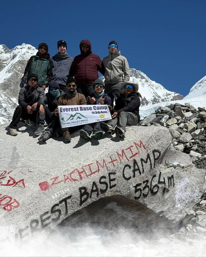 We Made It: Everest Base Camp, 5,364 m