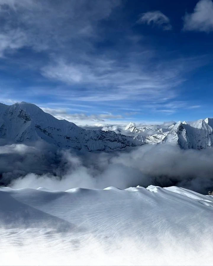 The Himalaya from Above the Clouds