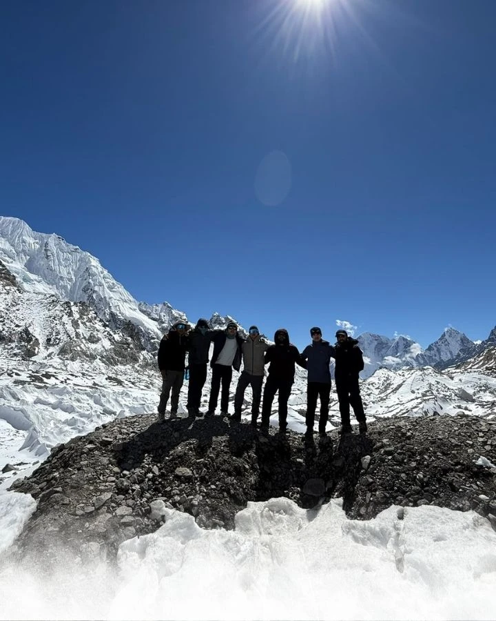 Standing on the Glacier