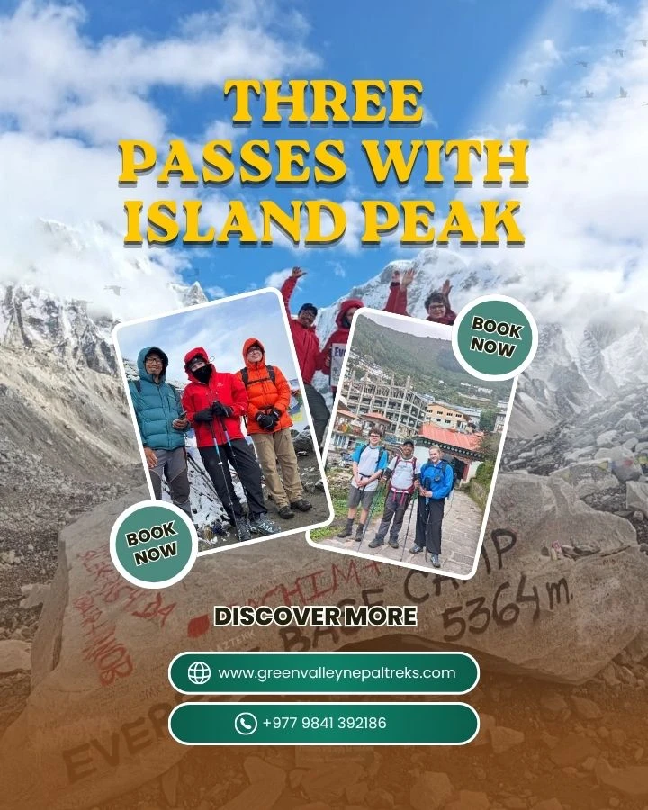 Book Your Three Passes & Island Peak Trek