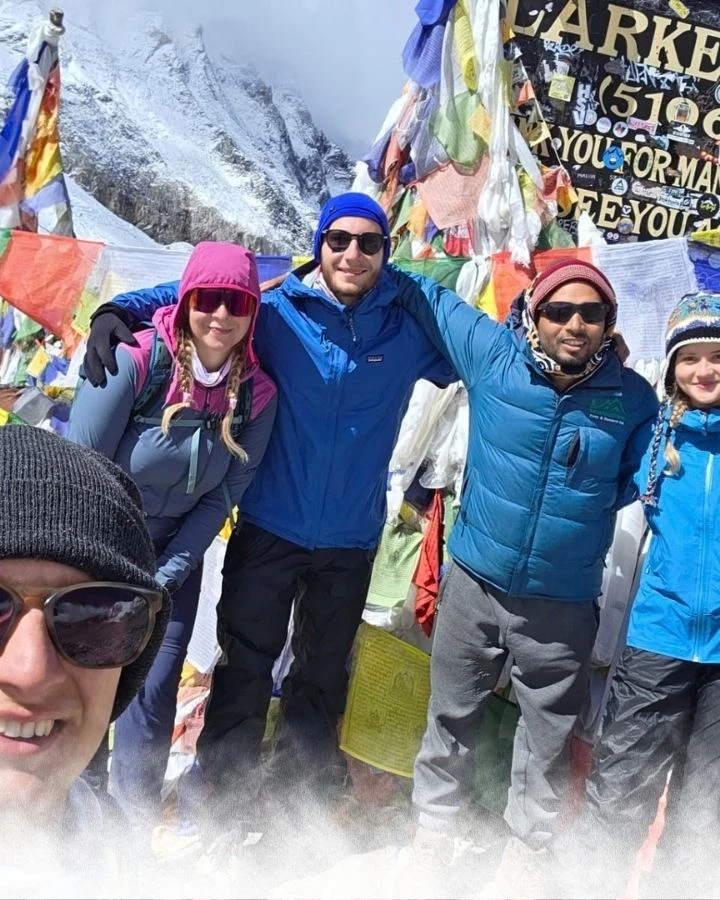 Group at Larke Pass