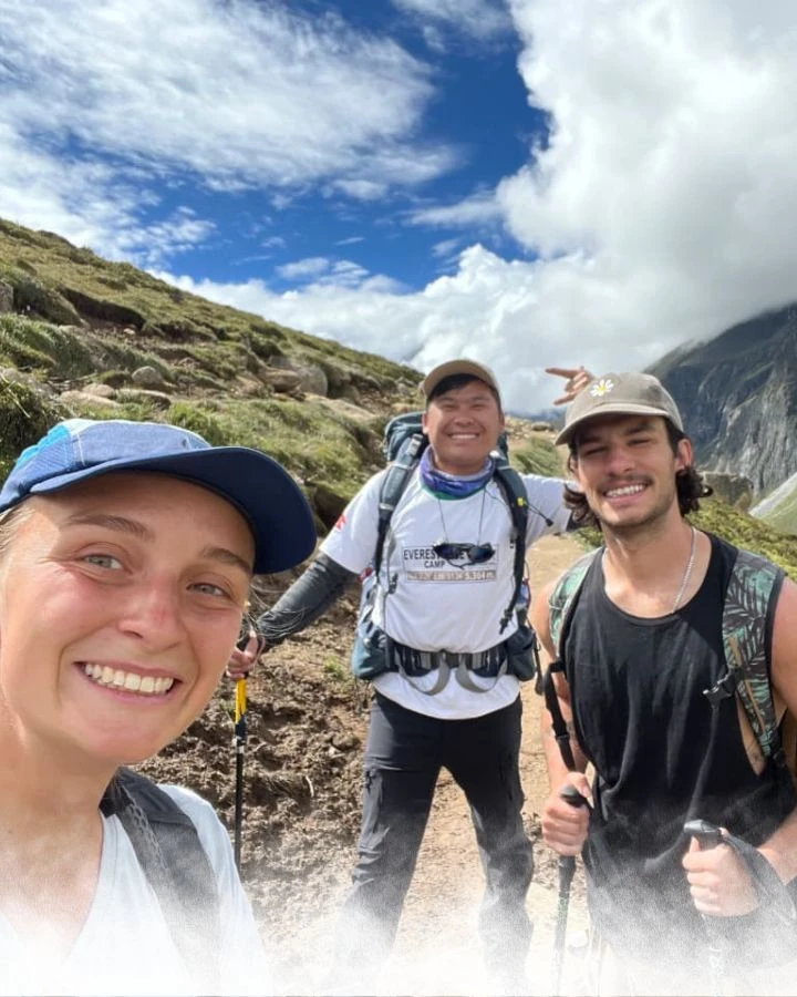 Three on Rocky Trail Selfie